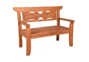 Gartenbank Padar Teak 2-Sitzer, Braun
