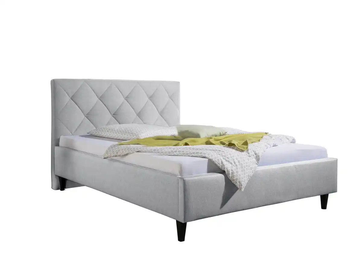 Bild 1 von Polsterbett Aiken Hellgrau ca. 140x200 cm, Hellgrau