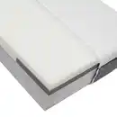 Bild 1 von Beco Kaltschaummatratze, Grau, Weiß, Textil, Füllung: Polyester, rechteckig, 90x200 cm, Made in Germany, Oeko-Tex® Standard 100, Härtegradauswahl, Ober- und Unterseite versteppt, für Hausstaubal