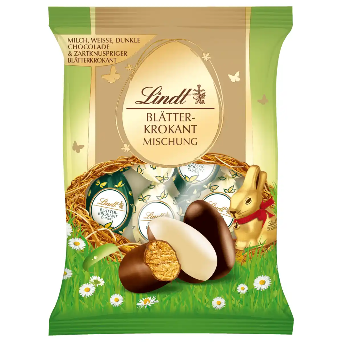 Bild 1 von Lindt Blätterkrokant Eier Mischung 85g