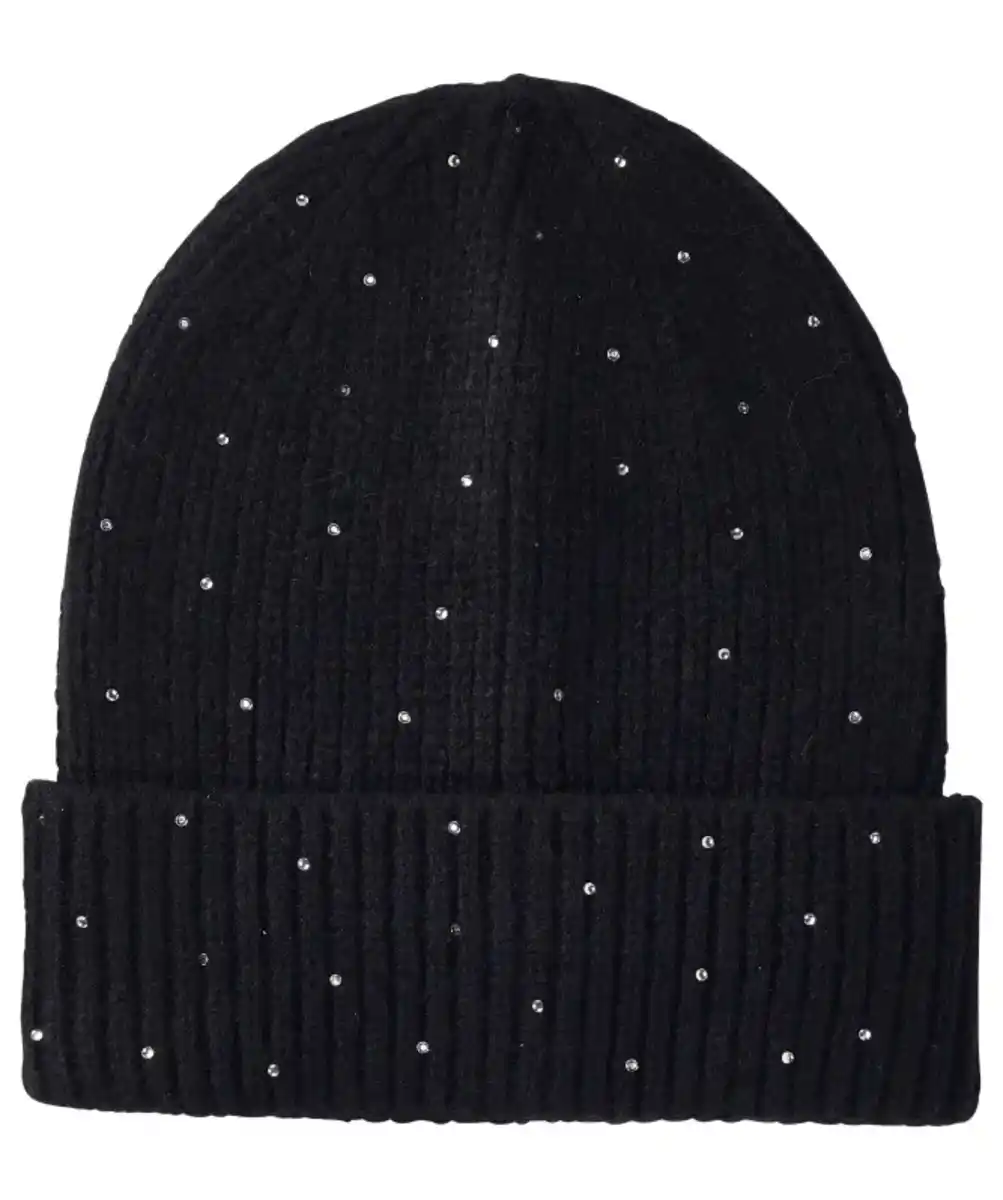 Bild 1 von Strickmütze mit Strass, schwarz