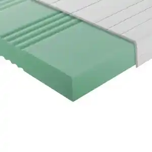 Boxxx Kaltschaummatratze, Weiß, Textil, H3, 100x200 cm, Lga, Made in Germany, Oeko-Tex® Standard 100, Härtegradauswahl, Bezug abnehmbar/waschbar, Ober- und Unterseite versteppt, wendbar, für vers