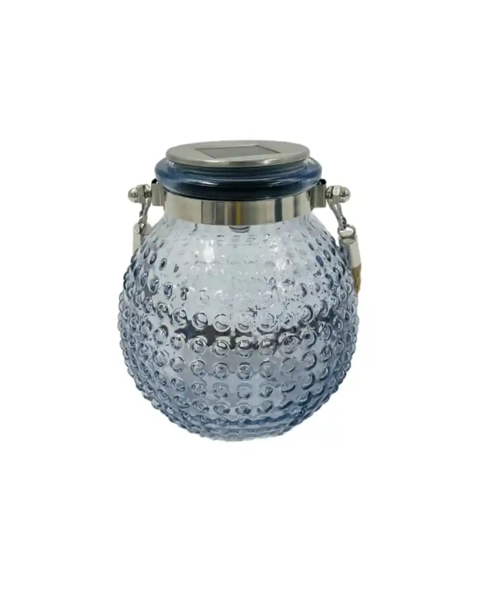 Bild 1 von Solarleuchte mit Kordel, hellblau