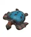 Bild 1 von Deko-Schildkröte schimmernd, blau