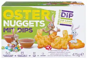 Oster-Nuggets mit Dips, 475-g-Packg.