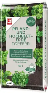K-CLASSIC Pflanz- und Hochbeeterde, 40-l-Packg.