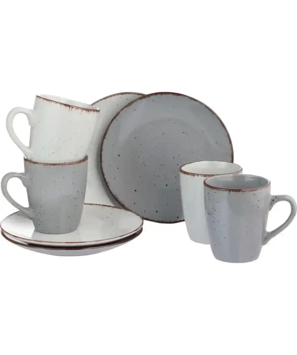 Bild 1 von Frühstücksset "Natur Look", grau