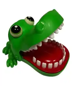 Lustiges Krokodil-Zahnarztspiel, grün