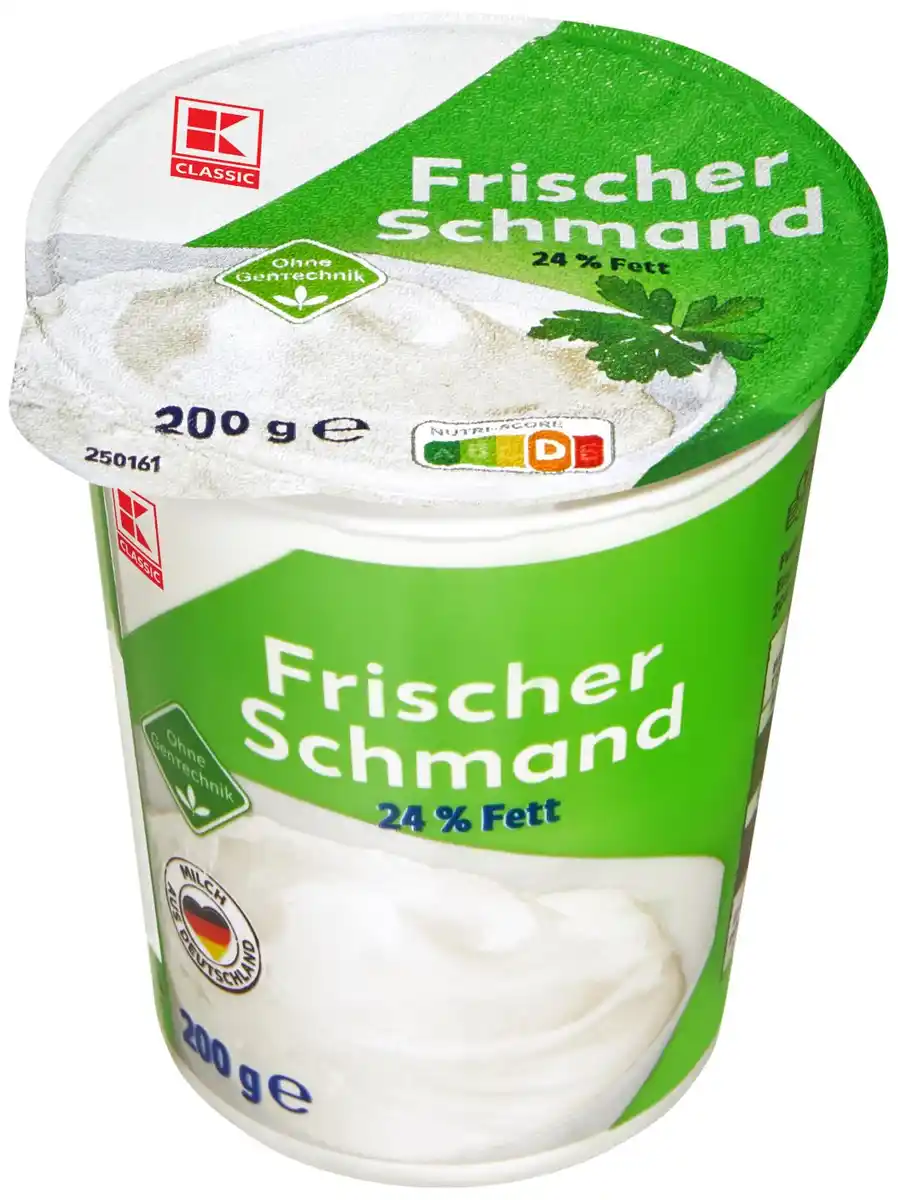 Bild 1 von K-CLASSIC Frischer Schmand 24 % Fett, 200-g-Becher