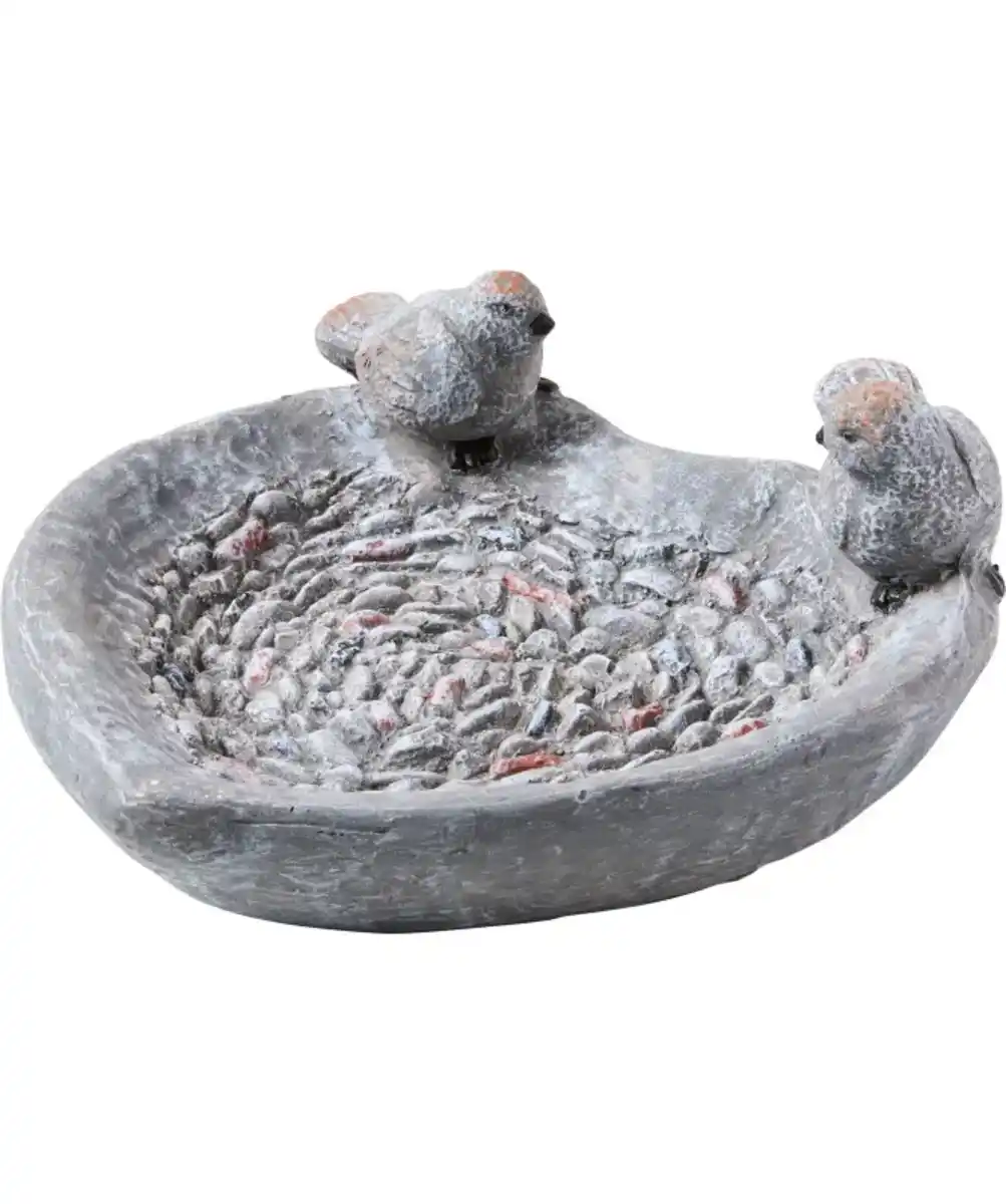 Bild 1 von Vogeltränke in Herzform, grau