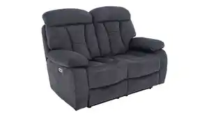 Einzelsofa 2-Sitzer anthrazit Microfaser - Relaxfunktion - NEVADA