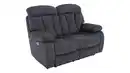 Bild 1 von Einzelsofa 2-Sitzer anthrazit Microfaser - Relaxfunktion - NEVADA