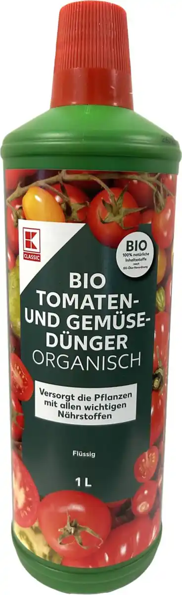 Bild 1 von K-CLASSIC Bio-Tomaten-/Gemüsedünger, 1-l-Flasche