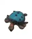 Bild 1 von Deko-Schildkröte schimmernd, blau