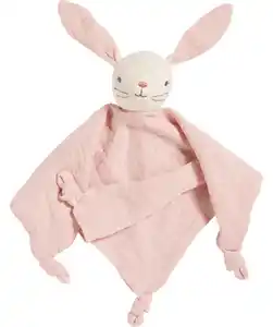 Schmusetuch Hase, rosa