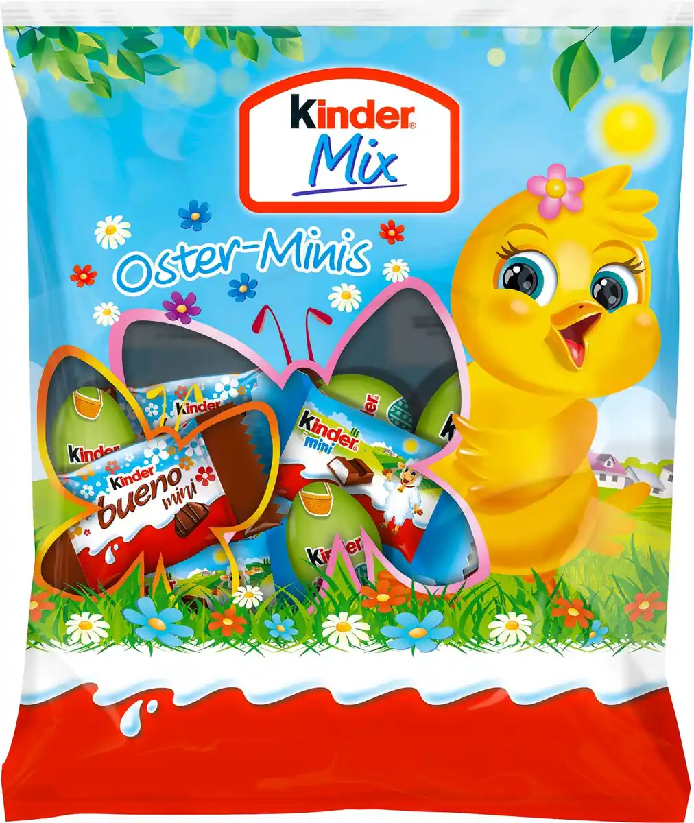 Bild 1 von KINDER Mix Oster-Minis, 153-g-Packg.