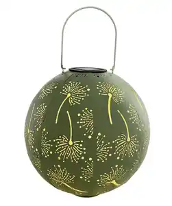 Solar-Metallkugel, hellgrün