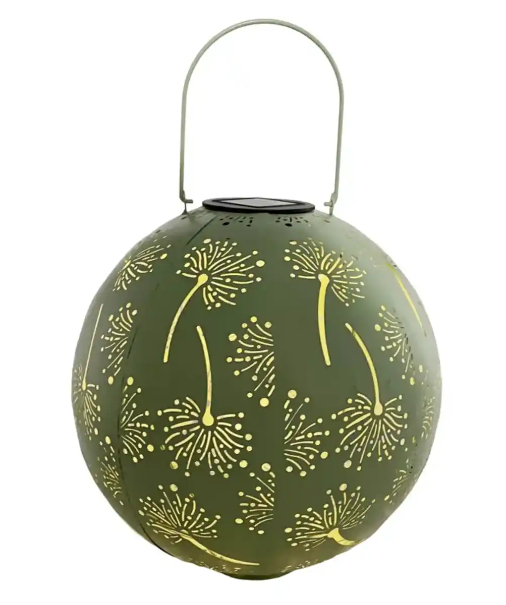Bild 1 von Solar-Metallkugel, hellgrün