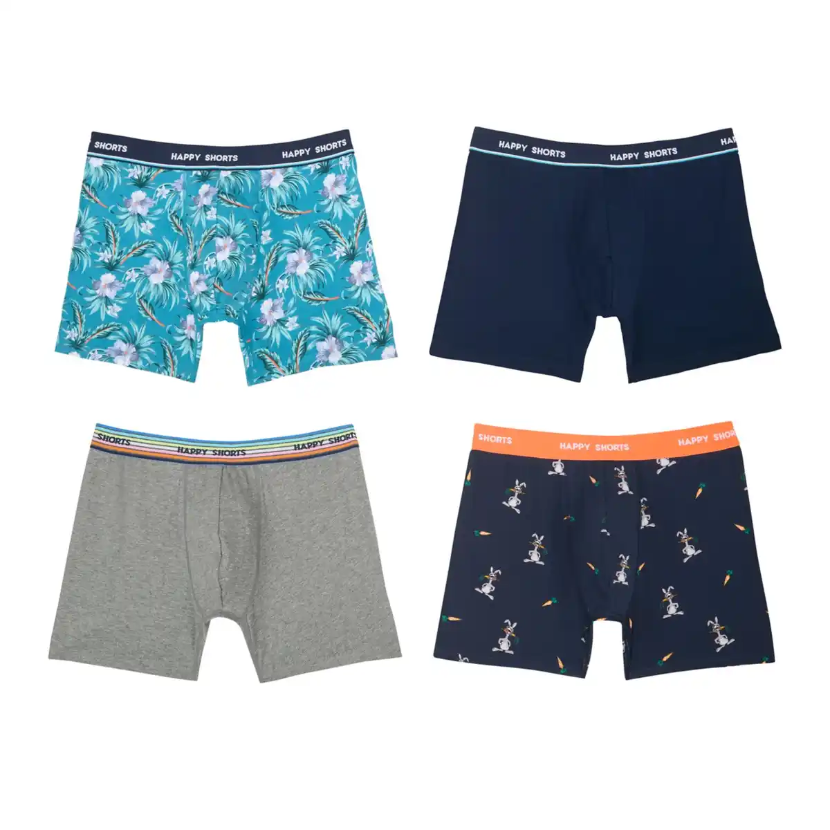 Bild 1 von HAPPY SHORTS Herren-Retroshorts, 2-St.-Packg.