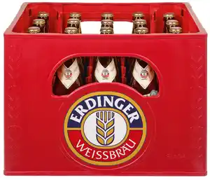 ERDINGER Weißbier oder Alkoholfrei, Ka. 20 x 0,5-l-Fl.