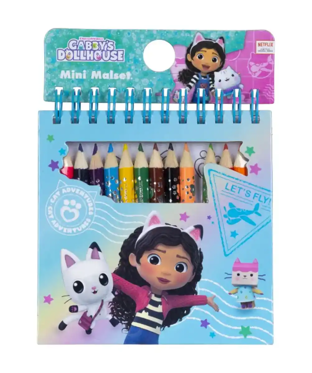 Bild 1 von Gabby's Dollhouse Lizenz Mini-Malset, bunt