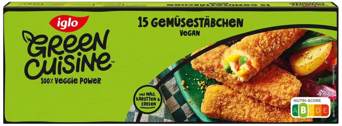 Bild 1 von IGLO Gemüsestäbchen, 15 St. = 426-g-Packg.