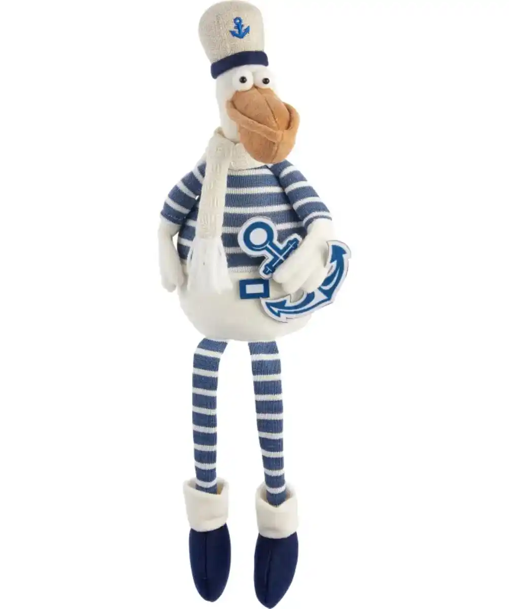 Bild 1 von Deko-Möwe maritim, weiß/blau