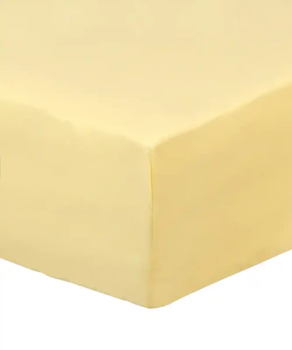 Bild 1 von Polycotton-Spannbettlaken Pastell, gelb