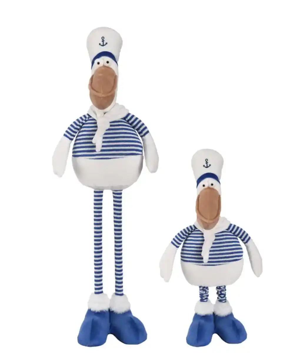 Bild 1 von Deko-Möwe maritim, weiß/blau