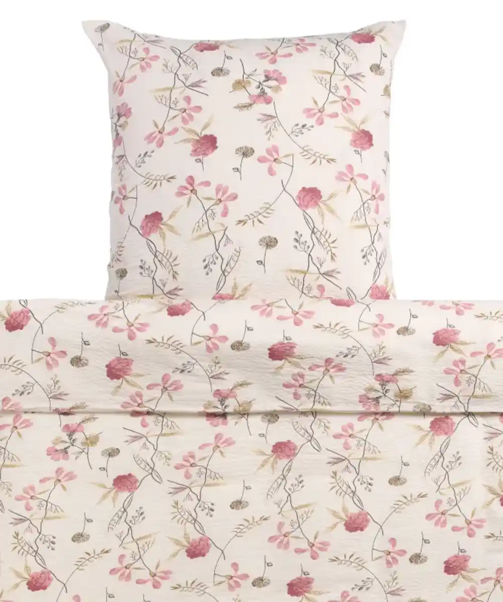 Bild 1 von Seersucker-Bettwäsche mit Blumen, bunt