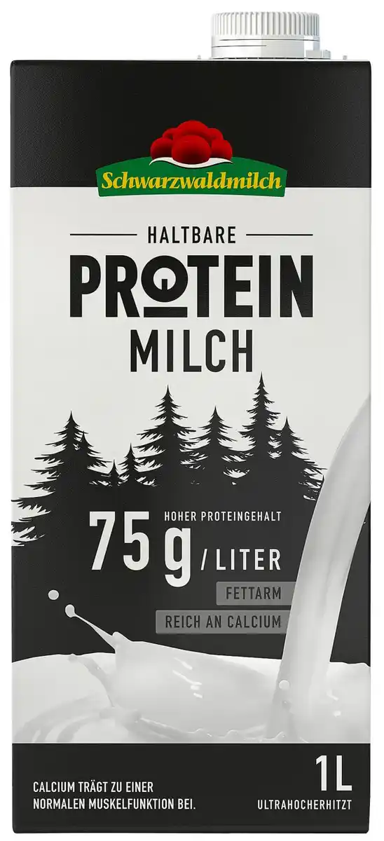 Bild 1 von SCHWARZWALDMILCH Protein-H-Milch, 0,9 % Fett, 1-l-Packg.