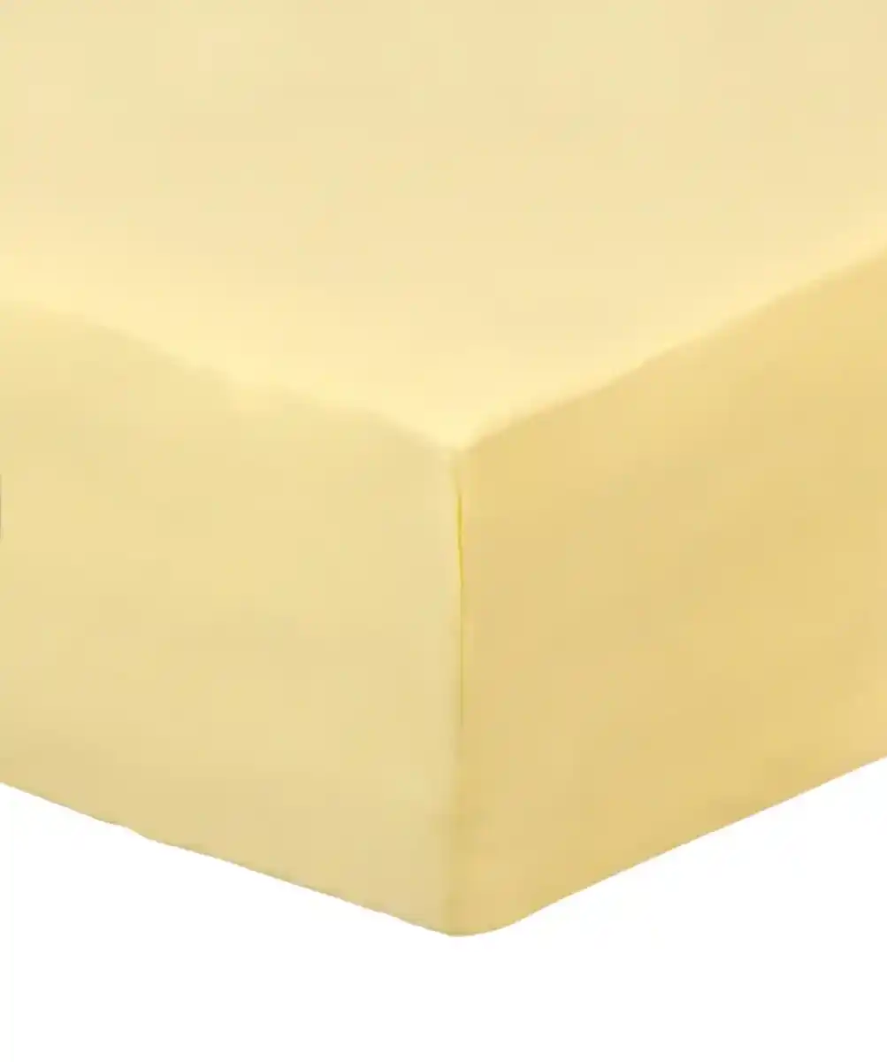 Bild 1 von Polycotton-Spannbettlaken Pastell, gelb