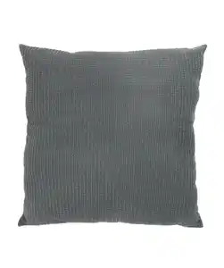 Graues Cordkissen, grau