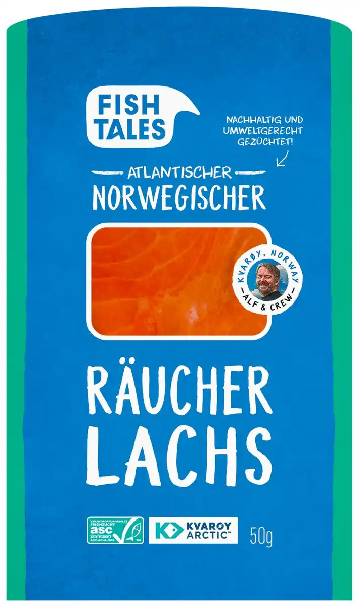 Bild 1 von FISH TALES Räucherlachs, 50-g-Packg.