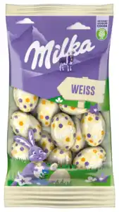 Milka Osteeier Weiß