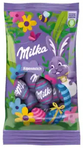Milka Ostereier Alpenmilch