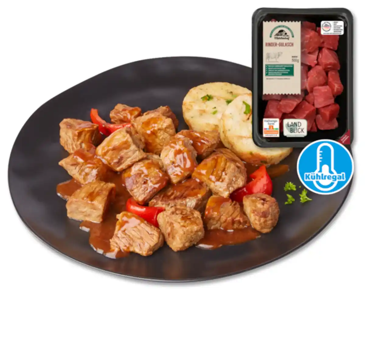 Bild 1 von MÜHLENHOF Frisches Rinder-Gulasch