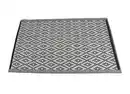 Bild 1 von Outdoor-Teppich Rautenmuster 150x90cm Anthrazit