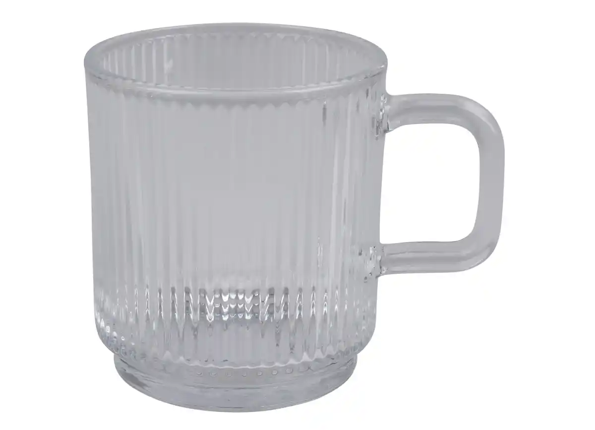 Bild 1 von Glastasse „Riffel“ spülmaschinengeeignet