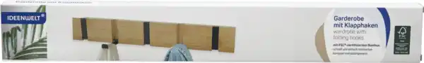 Bild 2 von IDEENWELT Garderobe mit Klapphaken