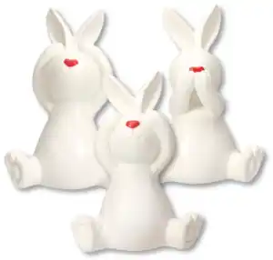 Hase mit Herzchennase