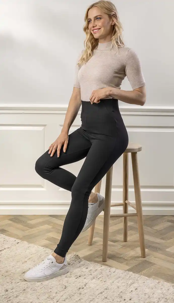 Bild 3 von IDEENWELT Shape Leggings schwarz Gr. L