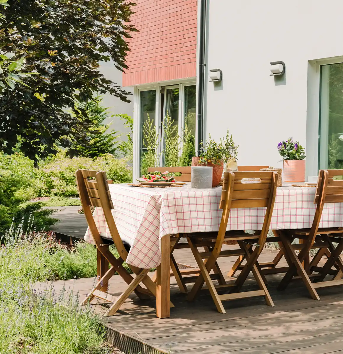 Bild 2 von IDEENWELT Abwischbare Tischdecke Karo