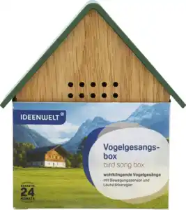 IDEENWELT Vogelgesangsbox Grün