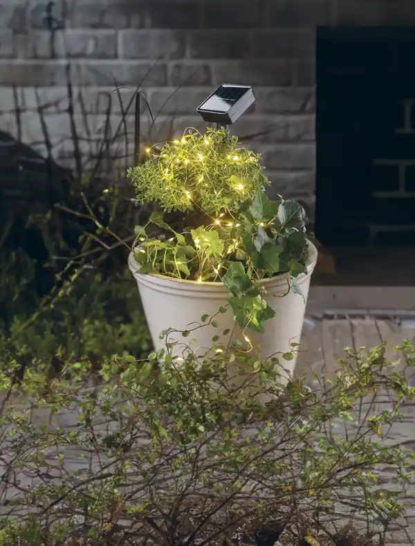 Bild 4 von IDEENWELT Solar-Metalldraht-Lichterkette