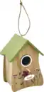 Bild 1 von IDEENWELT Vogelhaus geschwungen mit Blumen