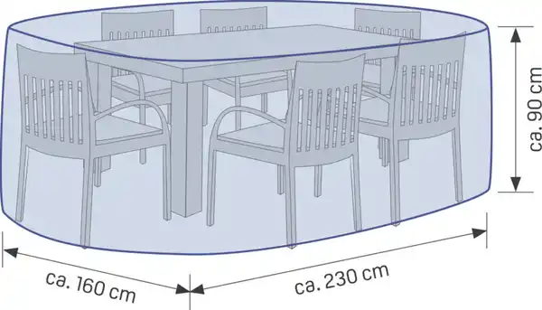 Bild 2 von IDEENWELT Abdeckhaube für Gartenmöbel