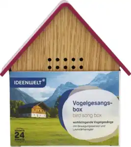 IDEENWELT Vogelgesangsbox Beere