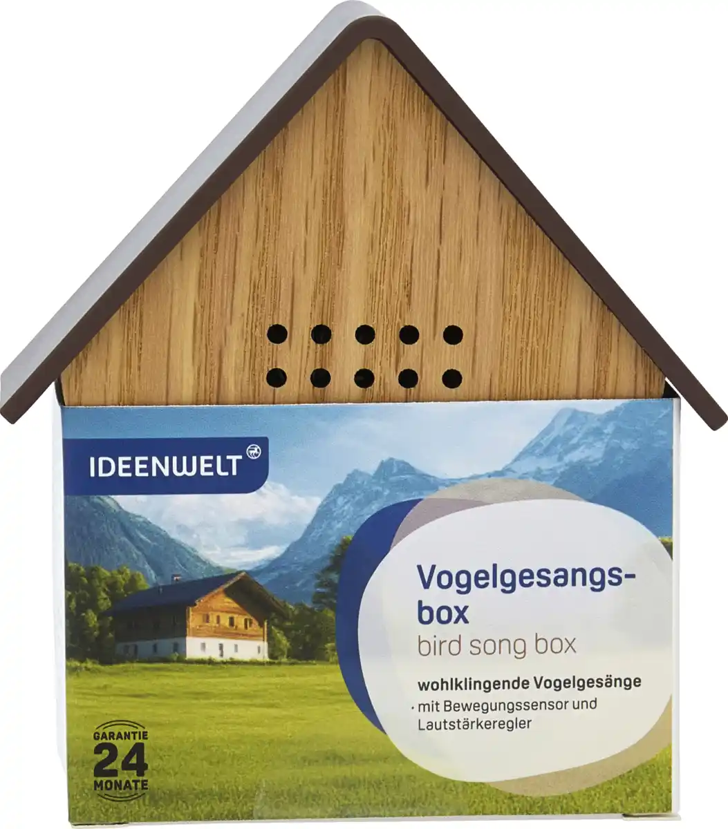 Bild 1 von IDEENWELT Vogelgesangsbox Braun