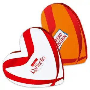 Ferrero Küsschen / Raffaello Herz-Geschenkbox